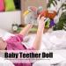 Soft Plush Newborn Cuddly Toy - Sensory Elephant Doll with Bite Ring for Baby Sleep & Comfort - Buy Online on GoSupps.com