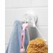 Umbra Flex Double Shower Hook - Gel Closure Technology Rust-Free Easy Installation for Luffa Brush Washcloth & Razors | White - Buy Online on GoSupps.com