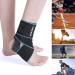Adjustable Eulant Ankle Bandage - Anti-Slip Silicone Stripes - Highly Elastic Foot Support for Volleyball Football & Running - Blue 85cm (2 Pieces) - International Shipping Available - Buy Online on GoSupps.com