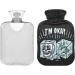 Naanle Ice Skull Heating Bottle - Transparent Hot Water Bottle for Pain Relief & Cold Therapy | 1L Handheld Heating Solution - Buy Online on GoSupps.com
