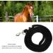 Horse Halter Pulling Rope Harness Bold Two Meter Rope with Large Horse Hook Horse Web Lunge Line Horse Training Rope Equine Lunge Line (Black) - Buy Online on GoSupps.com