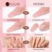 UR SUGAR Classic Poly Extension Gel Nail Kit - 6 Colours Nude, Pink, Clear, Silver, Gold Glitter - Builder Gel Starter Kit for Women - Buy Online on GoSupps.com