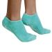 EMILYSTORES Green Moisturize Soften Repair Cracked Skin Moisturizing Treatment Full Gel Jojoba Oil Vitamin E Spa Socks 1Pair