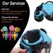 Vivaglory Dog Life Jacket - Durable & Adjustable Sports Style for Large Dogs Excellent Buoyancy Safe Fastening System - Blue (L: 66-79 cm) - Buy Online on GoSupps.com