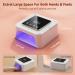 Buy Cordless UV Nail Lamp 108W - Professional LED Curing Light with 36 Beads Touch Display 4-Timer Modes & Auto Sensor | Fast Rechargeable Nail Dryer for Salon & Home - Buy Online on GoSupps.com