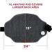 Comfytemp XL Electric Heated Back Wrap - 9 Heat Settings - 5 Auto-Off - Stay On - Backlight for Cramps - Washable - 15 x 24 - Back Pain Relief for Waist, Lumbar, Abdomen - Buy Online on GoSupps.com