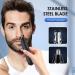 Ear and Nose Hair Trimmer 2024 - Professional Painless Rechargeable Waterproof Double Edged Blades Easy to Clean - Black - Buy Online on GoSupps.com