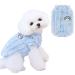 Dog sweater actoys dog sweater small dogs dog sweater medium -sized dogs winter warm dog sweater cat sweater dog clothing for small medium -sized dogs and cats blue L