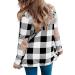 Long Shirt Outerwear Top Thin Warm Knitted Coat Women's Blouse V-Neck Shirt Tunic Long Women's Tunic Women's Shirt Casual Checked Shirt Women's Winter Chunky Knit Jacket I-black 3XL - Buy Online on GoSupps.com