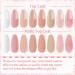 TopDirect 8 * 15 ml Poly Nail Extension Gel Set - White, Pink, Nude Glitter - Acrylic Nail Builder Gel for At-Home Nail Art - Perfect Gift for Women - Buy Online on GoSupps.com
