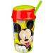 Buy 2-in-1 Disney Mickey Mouse Drinking Cup with Straw & Cover | BPA-Free Kids' Yoghurt & Muesli Cup | 400ml International Shipping Available - Buy Online on GoSupps.com