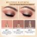 Neutral & Brown Metallic Eyeshadow Stick - Waterproof Champagne Matte & Glitter Makeup Pencil - Buy Online on GoSupps.com