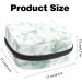 Portable Women's Binding-Up Bags | Menstrual Cup & Tampon Storage for Teens - Green Marble Design - Buy Online on GoSupps.com