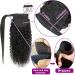 Kinky Curly Ponytail Extension 10-24Inch Brazilian Human Hair Wrap Around Ponytail Hairpieces Clip In Afro Curly Remy Hair Extension for Black Women (Size : 14inches 100g) - Buy Online on GoSupps.com
