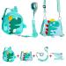 Funsland children security lines 4-in-1 children's leash backpack leash children anti-lost belt wrist link running dishes for children toddlers backpack 1 2 3 year green