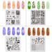 8 Colors Nail Stamper Kit with Storage Bag - Nail Stamping Plates & UV LED Gel Polish Set - Buy Online on GoSupps.com