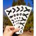 40 Black Ribbon Temporary Tattoos for Melanoma, Gun Control, Skin Cancer, Sleep Disorders Awareness - Buy Online on GoSupps.com