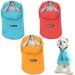 BPS waterproof rain jacket for pets dogs waterproof with hood bag for small medium-sized and large dogs with material 100% polyester (S yellow) BPS-9700AM S yellow