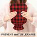 Black Red Buffalo Plaid Hot Water Bottle - Pain Relief for Neck & Shoulders 1L | Warm Feet & Bed Comfort - Buy Online on GoSupps.com