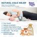 Happi Tummi Baby Gas Relief Wrap | Natural Herbal Therapy for Colic & Upset Stomachs | Infant Gas Relief - Giraffe Design - Buy Online on GoSupps.com