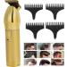 ZJchao Hair Clippers for Men USB Rechargeable Hair Trimmer with T Shape 0 Cutter Teeth Space Cutter Head Large Torsion Copper Core Motor 4 Guide Combs for Fashionable Stylist with ABS - Buy Online on GoSupps.com