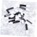 CIMAXIC 100pcs ladies suits EyeShadow Sponge Applicator eyeshadow brush kit Smudge brush Oval travel Patcher M White - Buy Online on GoSupps.com