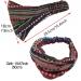 Cakure Boho Wide Headbands Set - Pack of 3 for Women and Girls | African Head Wraps, No Slip, Elastic Sweat Bands for Yoga Workout - Buy Online on GoSupps.com