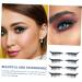 Beatifufu 4 pairs Waterproof Face Natural Supplies Decals Girls Eye Adhesive Temporary Strip Eyeliner Long 4x1.5cm Blue - Buy Online on GoSupps.com
