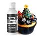 Gel Food Coloring - 80ml Black Gel Based Food Dye Vibrant Tasteless Concentrated Food Coloring for Cake Cookie Decorating Easter Egg Icing Fondant Baking Macaron - 2.71 Fl.Oz Bottles (Christmas)