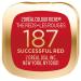 L'Oreal Paris Colour Riche Lipstick with Argan Oil and Vitamin E - Reds of Worth Successful Red 187 - Buy Online on GoSupps.com