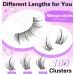 Shop Manga Lash Clusters - 100pcs Reusable Self Adhesive Eyelashes | Easy Apply Wispy Anime Lashes - Buy Online on GoSupps.com