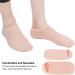 Moisturizing Gel Socks for Women | 2-Pack Spa Socks to Repair Dry Cracked Heels | Reusable Lotion Socks | At-Home Foot Care (Orange) - Buy Online on GoSupps.com