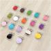 LIXBD 17pcs Round Metal Pacifier Clips | Durable Metal Holder Clips for Pacifiers & Dummies - International Shipping Available - Buy Online on GoSupps.com