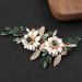 Beavorty Flower Hairpin Women Hair Accessories Wedding Hair Clips Bridal Side Comb Bridal Hair Clips Vintage Hair Clips Girls Hairpin Women Hairpin Tiara Metal Crystal Women's Wedding Clip - Buy Online on GoSupps.com