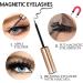 Magnetic Eyelashes Kit Waterproof Magnetic Eyeliner Reusable Magnetic Eyelashes with Eyeliner False Eyelashes with Tubes of Eyeliner & Tweezers (Black Style 01 (3 Pairs)) - Buy Online on GoSupps.com