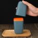 Travel Toothbrush Mug Case - Portable 3-in-1 Toothbrush & Toothpaste Holder for Business Trips Camping & Daily Use - Ocean Blue - Buy Online on GoSupps.com