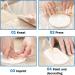 150g Air Dry Clay Baby Footprint Handprint Kit - Non-Toxic, Food Grade, Ultra Light, Soft Foam - DIY Keepsake Maker and Ideal Baby Gift - White - Buy Online on GoSupps.com