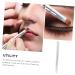 Double Ended Lipstick Brush - Portable Multifunctional Lip Cosmetic Applicator & Eyeshadow Brush | Beauty Makeup Accessory | Silver - Buy Online on GoSupps.com