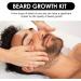 Beard Growth Kit With Derma Roller+Beard Oil For Men Natural Ingredients For Beard Growth Beard Moisturiser-Birthday Gifts For Men - Buy Online on GoSupps.com