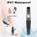 Dongxw Electric Foot Callus Remover - Rechargeable Pedicure Kit with 2 Rollers, 2 Speeds, LED Light - Waterproof for Foot Scraper, Dead Skin Removal - 3 Pack - Buy Online on GoSupps.com