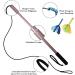 Auidy_6TXD Flirt Pole Dogs Interactive Dog Toys Retractable Dog Toy Stick with 2 Tease Chew Toys Rope for Chewing Training Exercise - Buy Online on GoSupps.com