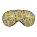 Bright Olives Seamless Sleep Mask Eye Cover for Sleeping Blindfold with Adjustable Strap Blocks Light Night Travel Nap for Men Women