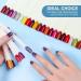 100PCS Transparent Nail Art Display Sticks - Natural Color Swatch for Gel Polish DIY Christmas Gift - Buy Online on GoSupps.com