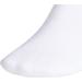 adidas Originals Unisex Adult Trefoil No Show Socks (6-Pack) - White/Black - Size Medium - Buy Online on GoSupps.com