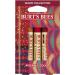 Burt's Bees Kissable Color Holiday Gift Set 3 Lip Shimmers in Gift Box Warm Collection in Peony Fig & Rhubarb
