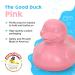CelebriDucks Pink Good Duck PVC-Free Baby Teether- Safe and Fun Teething Toy - Buy Online on GoSupps.com