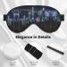 Buy Aerial Night View Hong Kong Print Unisex Eye Mask | Soft Travel Sleep Shade for Yoga & Shift Work - Buy Online on GoSupps.com