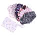 Hemoton 7pcs Washable Aunt Towel Pad Organic Sanitary Pads Panty Liners Washable Cloth Period Pad Washable Sanitary Mat Menstrual Napkins Washable Sanitary Pad Mother Ecological Cotton As Shown 3 1 Count (Pack of 1)