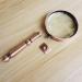 Portable Magnifiers Portable Retro Style Pure Copper Border Old Man Reading 20 Times Handheld HD Light Students with High Magnification Observation Insec Full of Stars - Buy Online on GoSupps.com