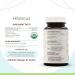 Buy Organic Hibiscus Capsules - 60 USDA Certified Vegetarian Capsules - Natural Herbal Supplement - Buy Online on GoSupps.com